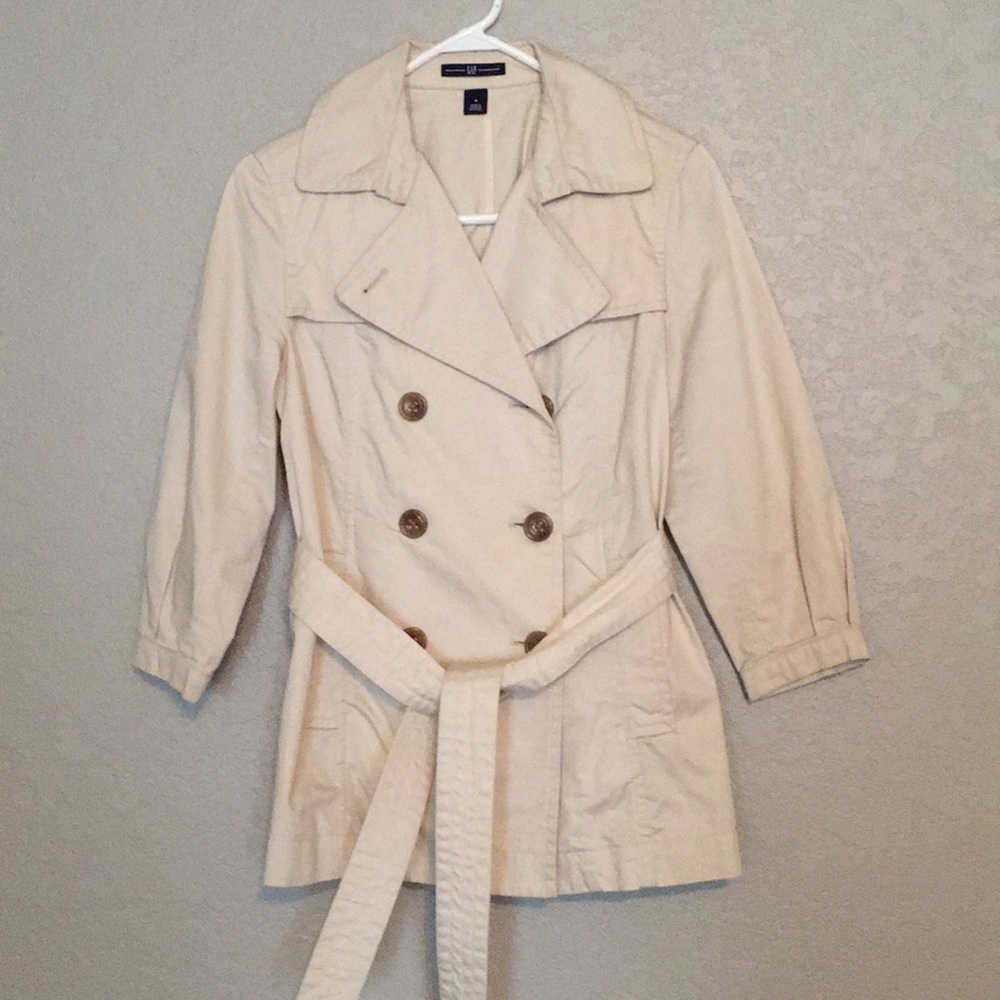 Cream Trench Coat